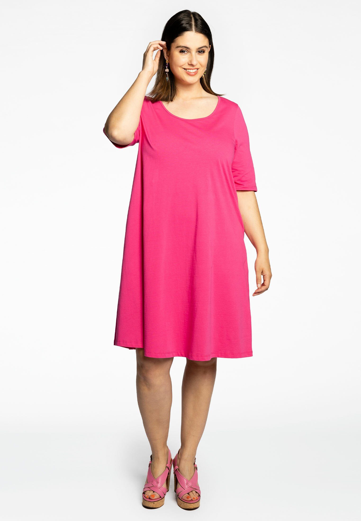 YOEK A-Linien-Kleid Damen Kleid Große Größen günstig online kaufen