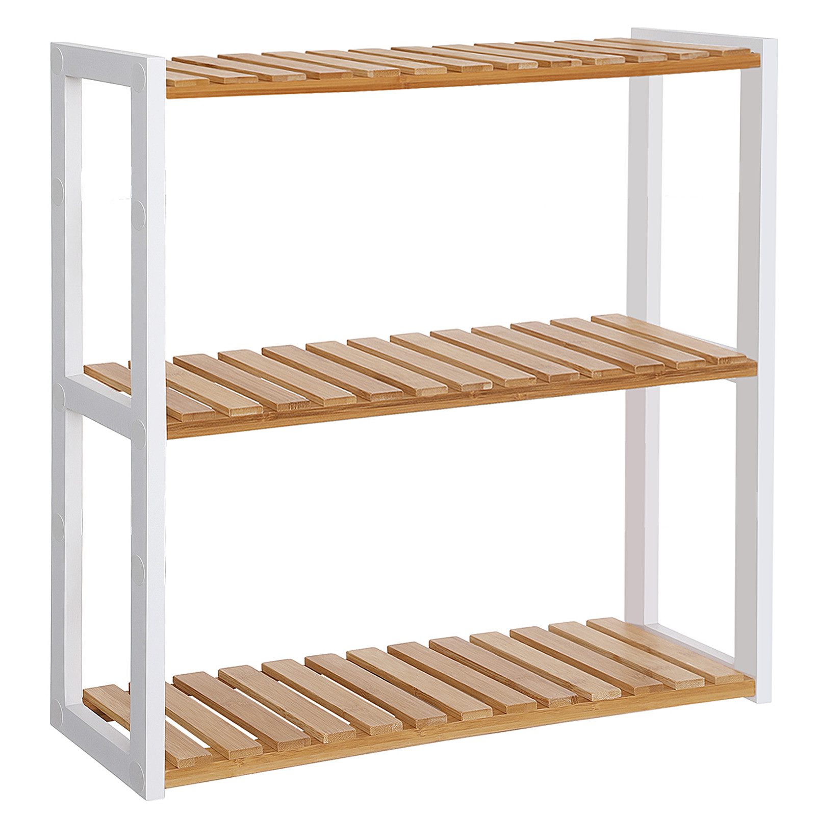 SONGMICS Badregal Badezimmerregal, mit 3 verstellbaren günstig online kaufen