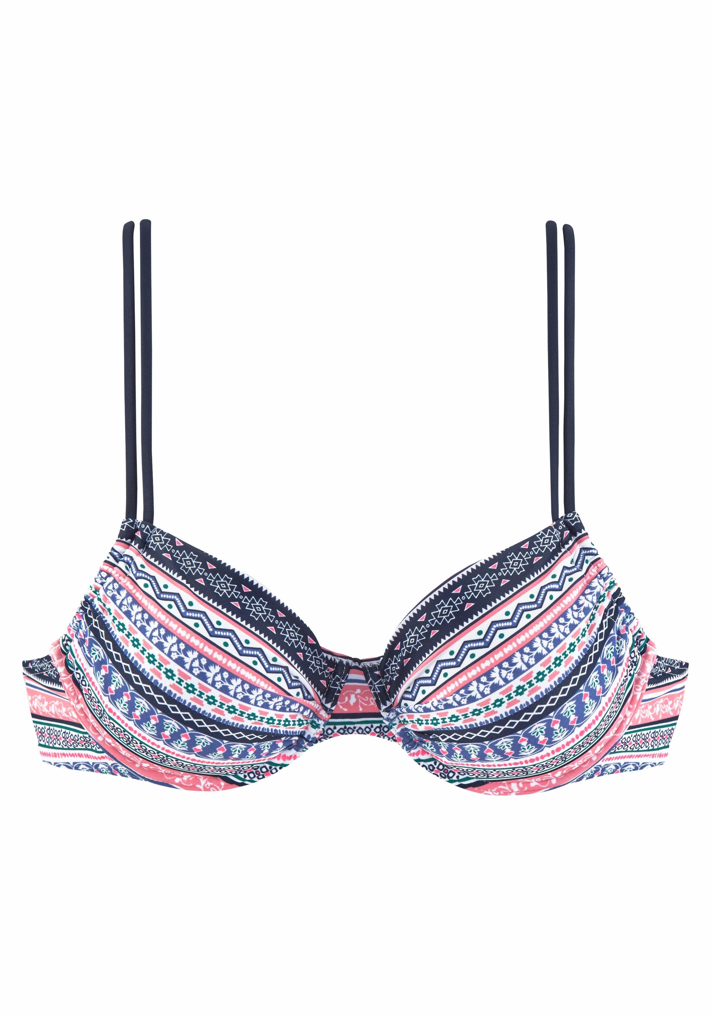 s.Oliver Bügel-Bikini-Top Barcelona, mit modernem Ethno-Print günstig online kaufen