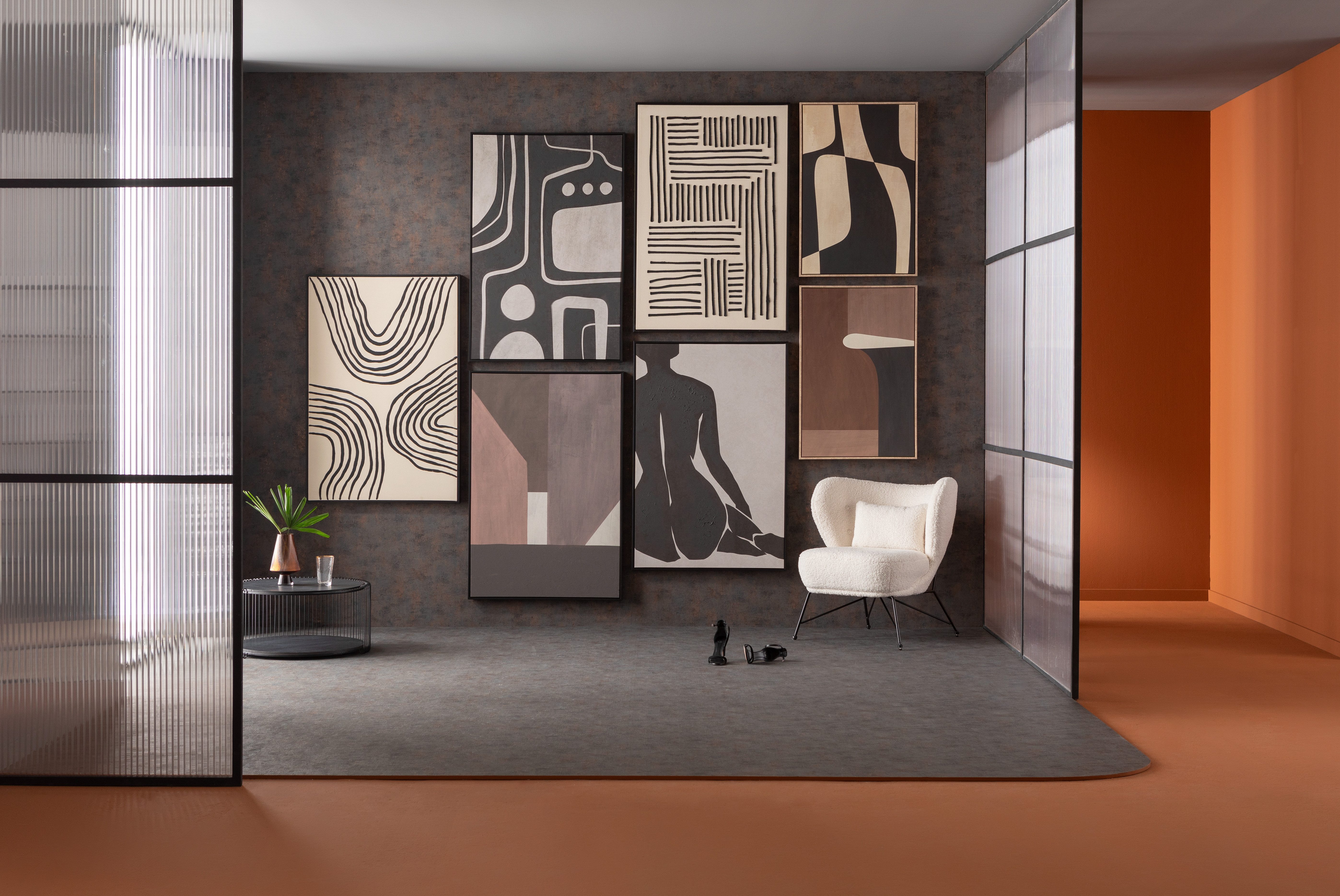 Kare Design Leinwandbild "Leinwandbild Classic Shape Blacky" günstig online kaufen