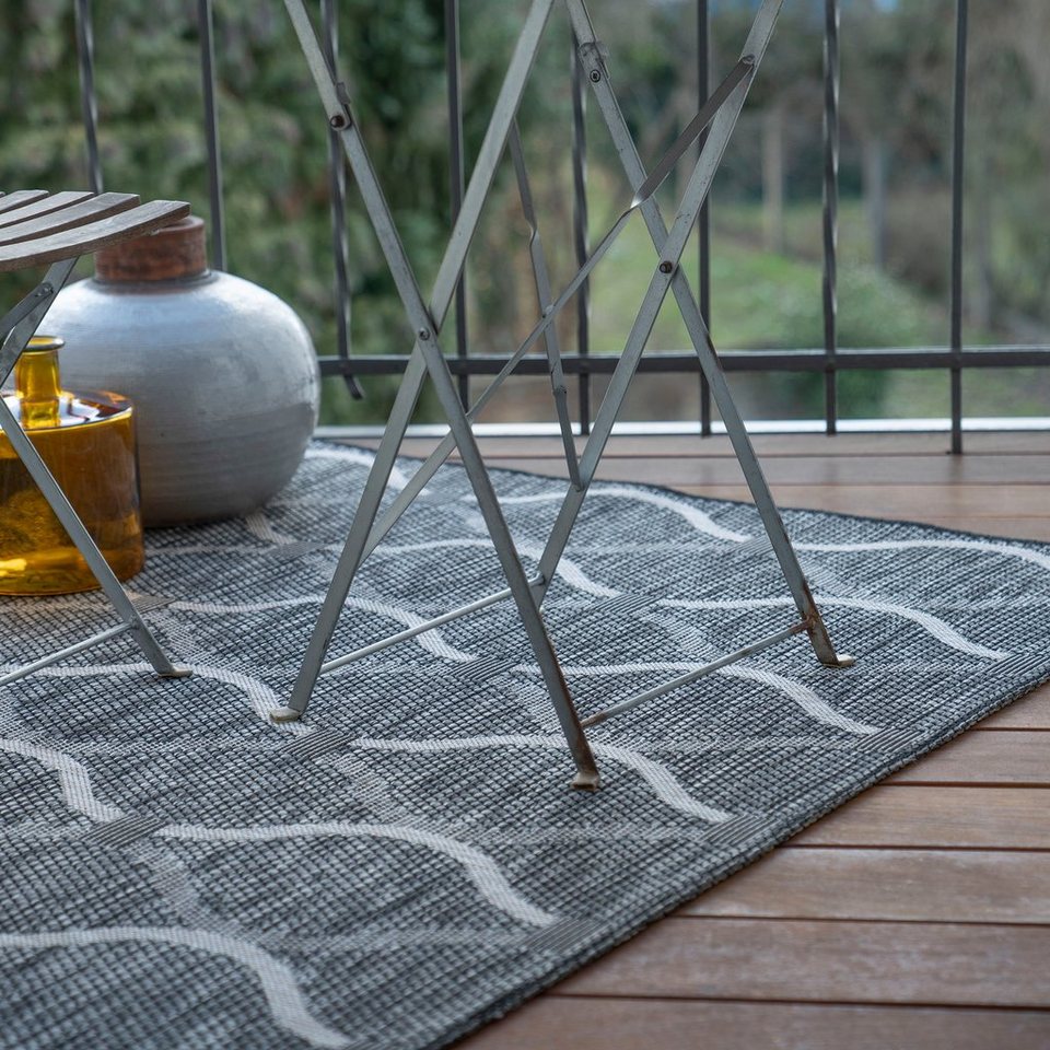 Teppich my Nordic 871, Obsession, rechteckig, Höhe: 5 mm, In- und Outdoor  geeignet, Wohnzimmer