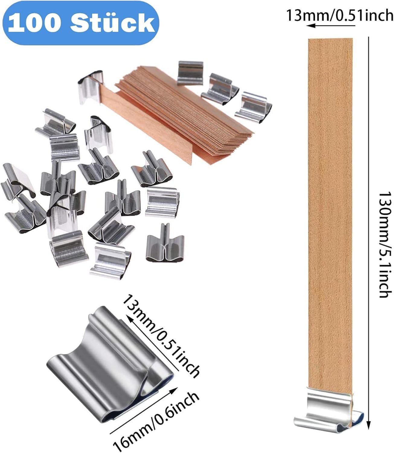 FELIXLEO Adventskerze 100 PCS Kerzendochte mit günstig online kaufen
