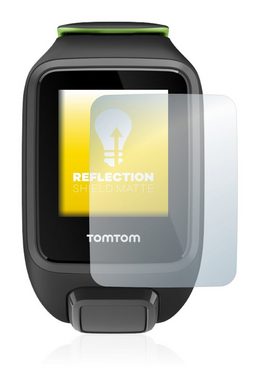 upscreen Schutzfolie für TomTom Runner 3 Cardio, Displayschutzfolie, Folie matt entspiegelt Anti-Reflex