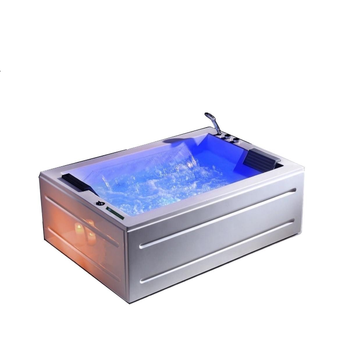 Duwilux Whirlpool-Badewanne Edler 2 Personen Whirlpool 181x127 Sydney Badewanne, (1-tlg), Vollausstattung