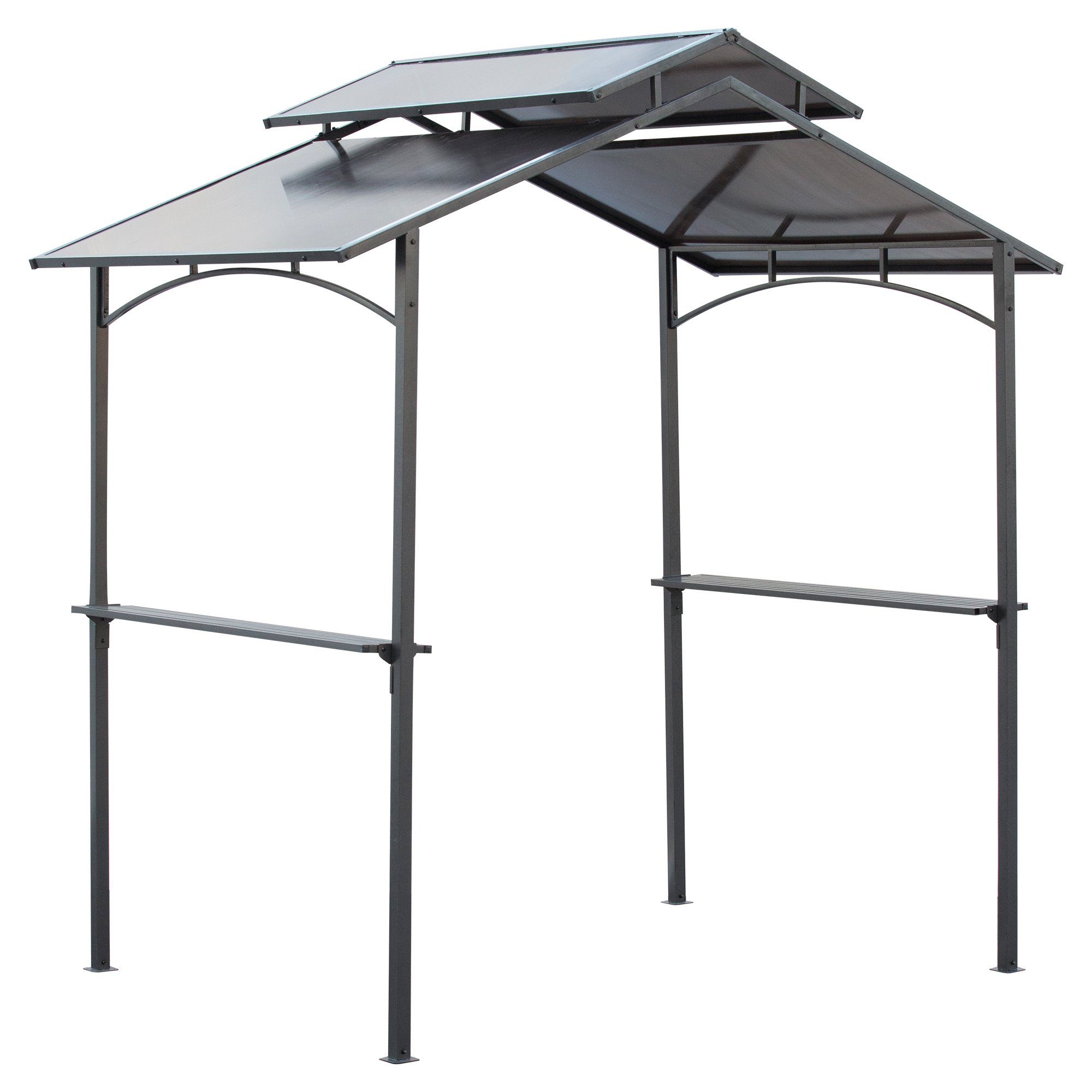 Outsunny Grillpavillon Grillpavillon mit Flammschutzdach günstig online kaufen