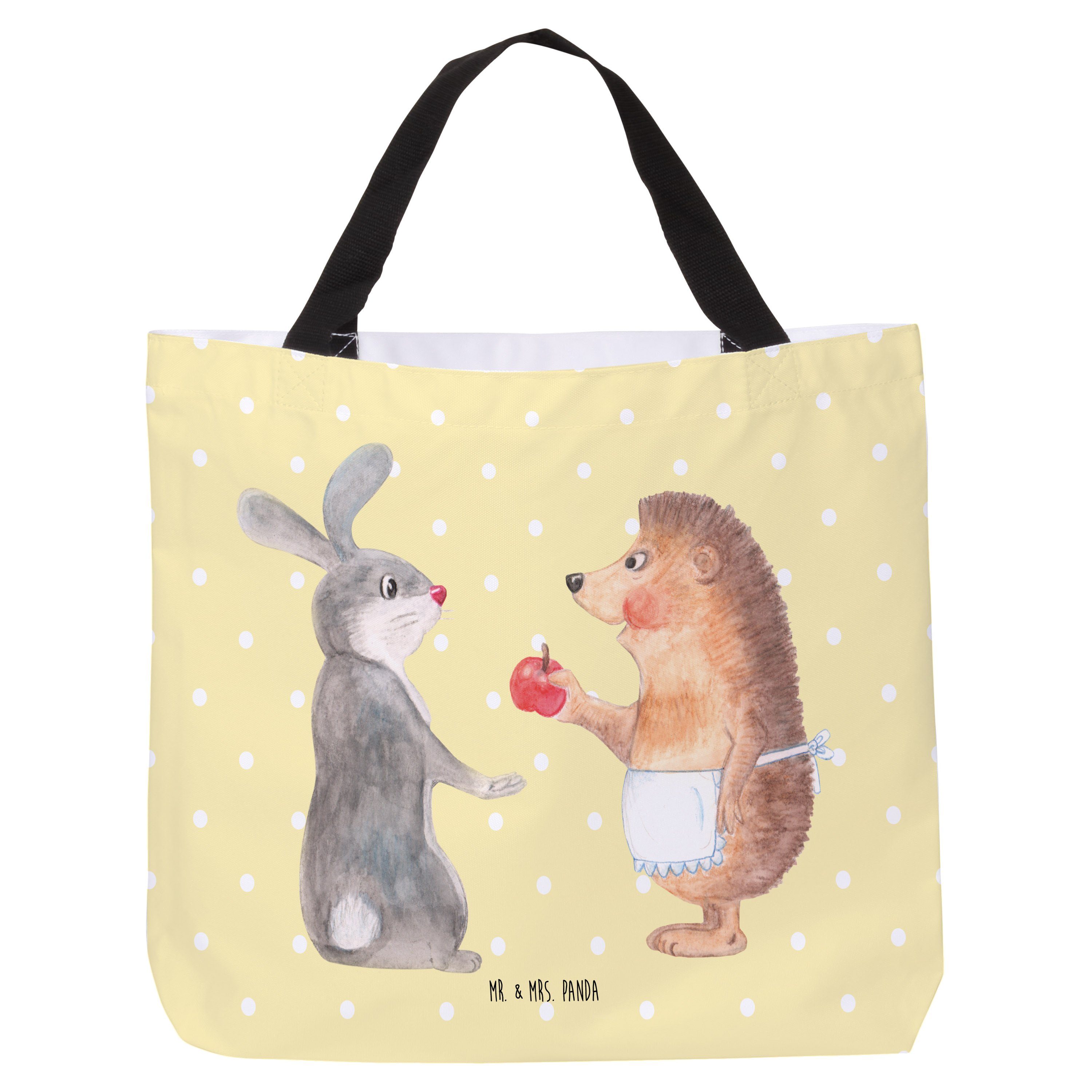 Mr. & Mrs. Panda Shopper »Liebe ist nie ohne Schmerz Gelb Pastell