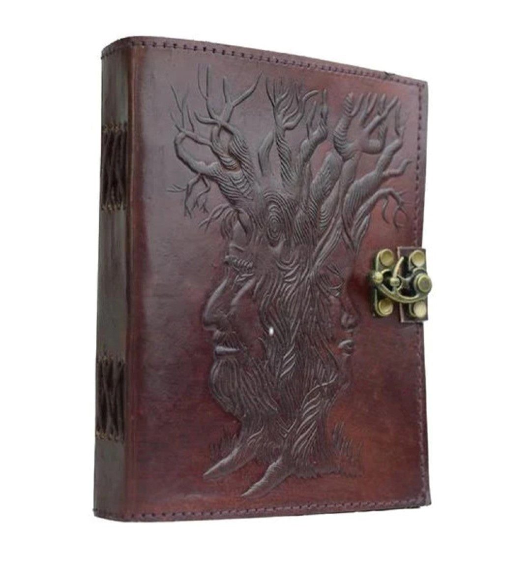 Notizbuch ROOGU Echtleder Journal Notiz- Skizzen- Lederbuch Handmade Indien