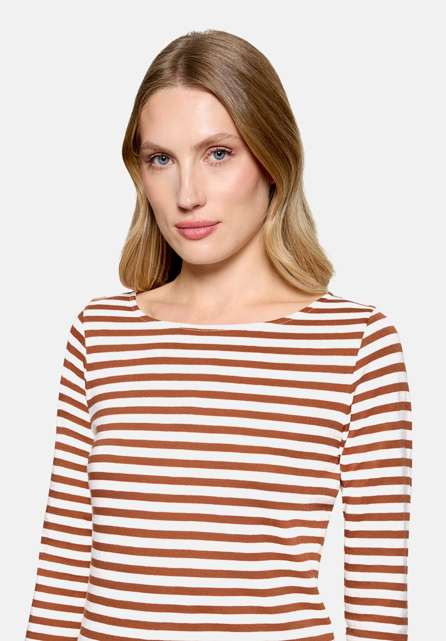 Betty&Co Kurzarmshirt Damen mit U-Boot-Ausschnitt (1-tlg)