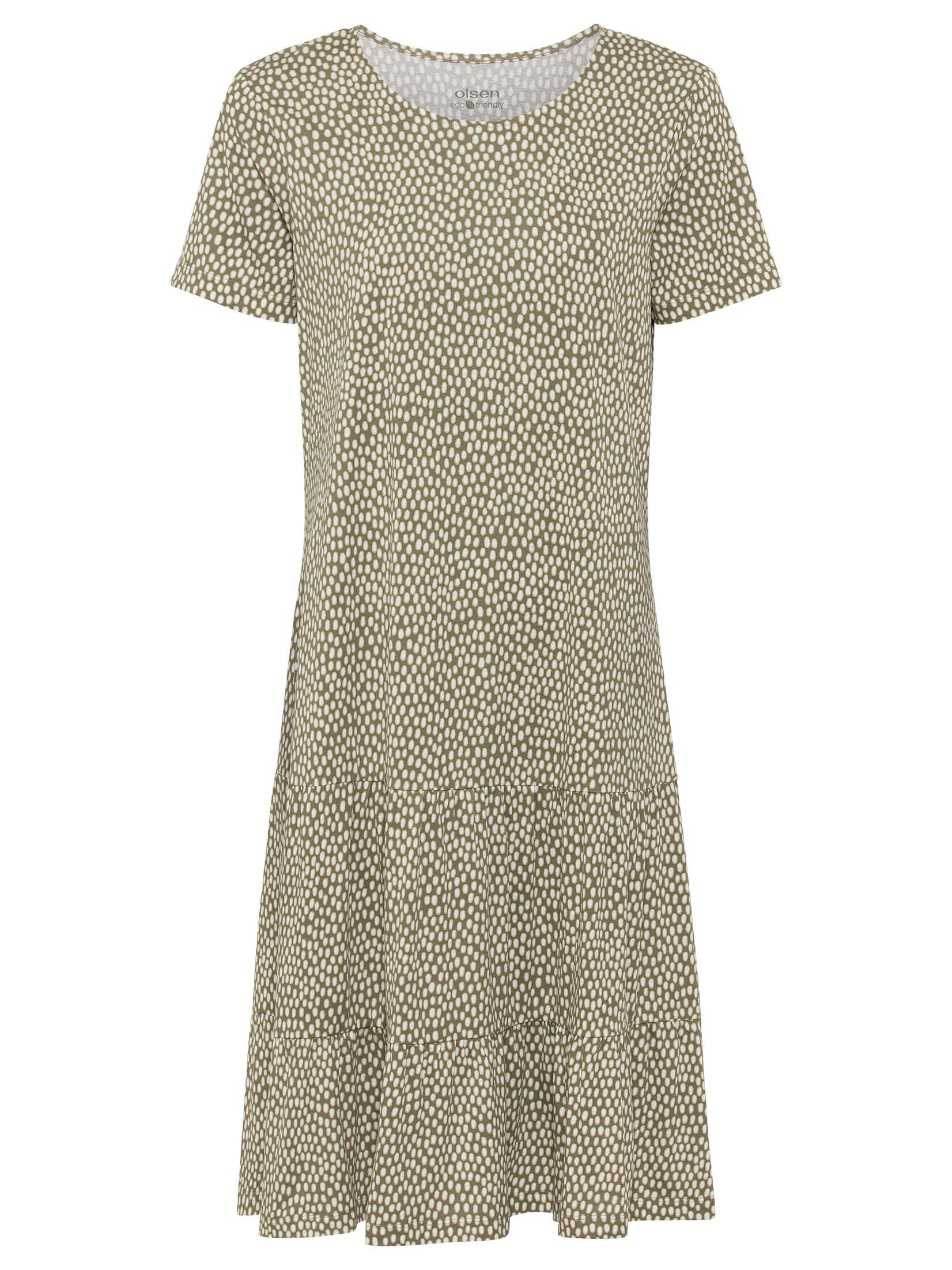 Olsen Shirtkleid mit verspieltem Allover-Print | Sommerkleider