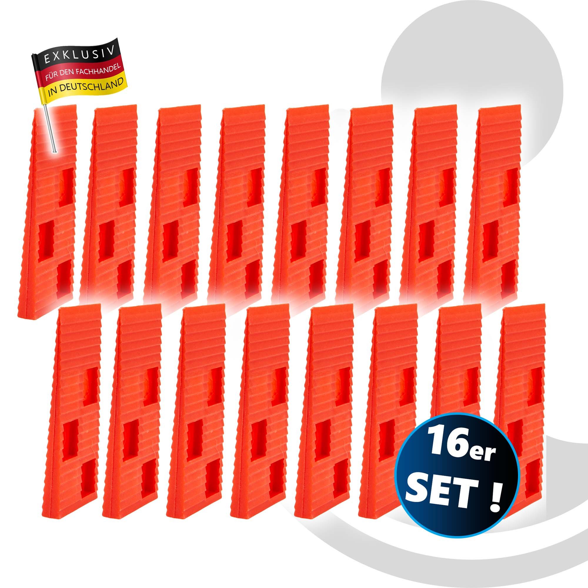 MASTERPROOF PROFESIONAL Montagekeil Unterlegkeile Ausgleichskeile Montagekeile 1 - 6 mm, 16 Stück