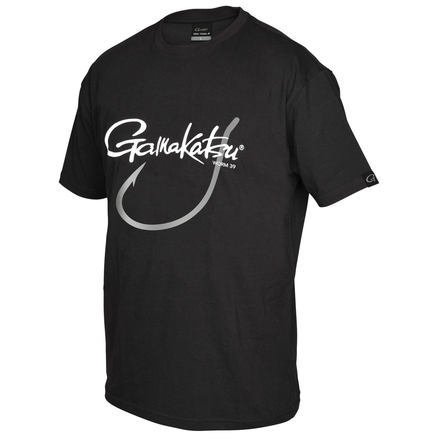 Gamakatsu T-Shirt Gamakatsu T-Shirt Worm 39 Black