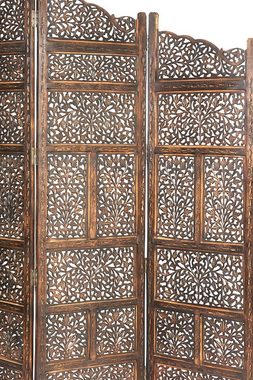 Marrakesch Orient & Mediterran Interior Paravent Orientalischer Paravent Saraswati 180cm, Raumteiler, Sichtschutz, Handarbeit
