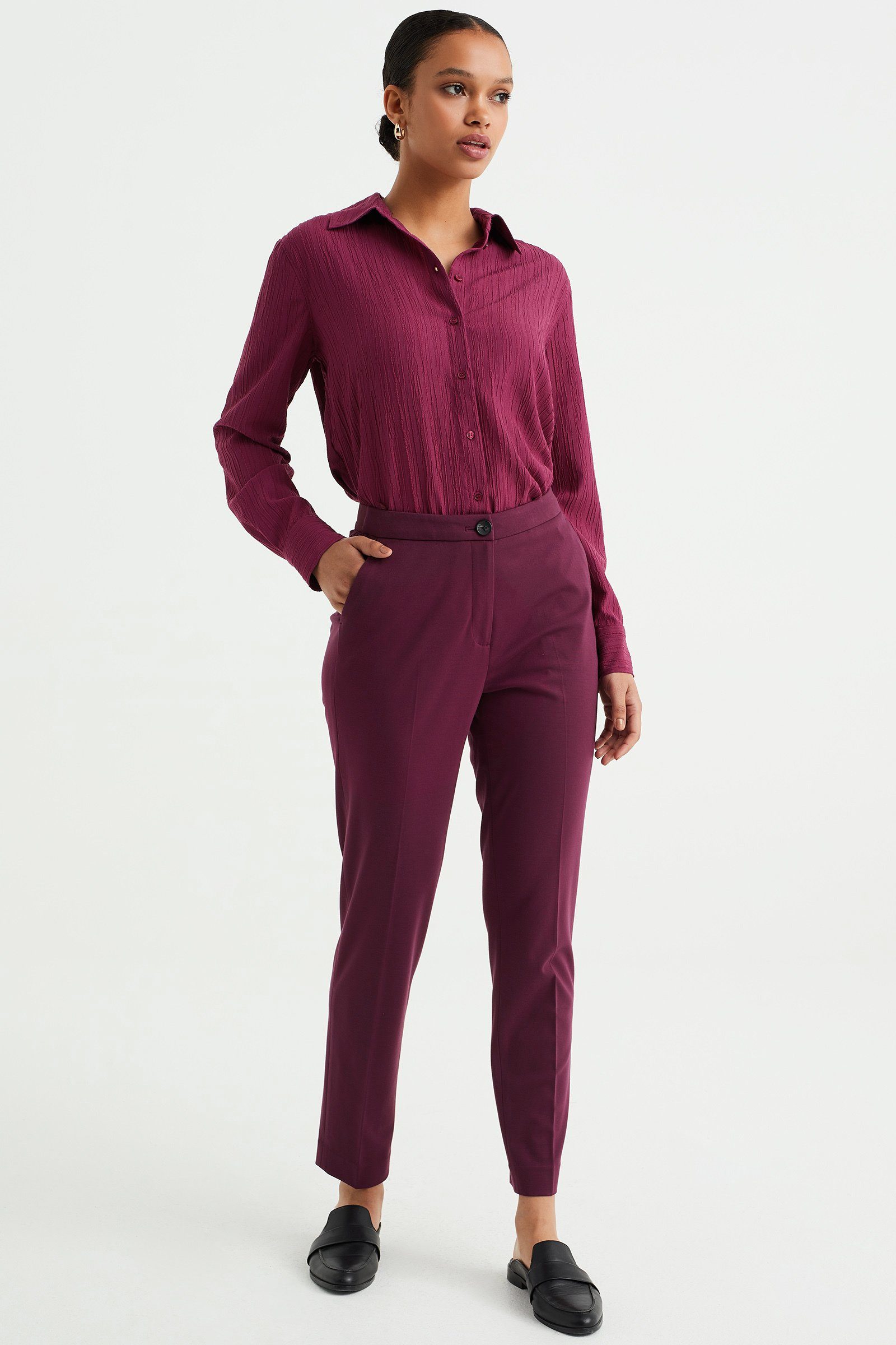 Fashion Fuchsia Longbluse WE