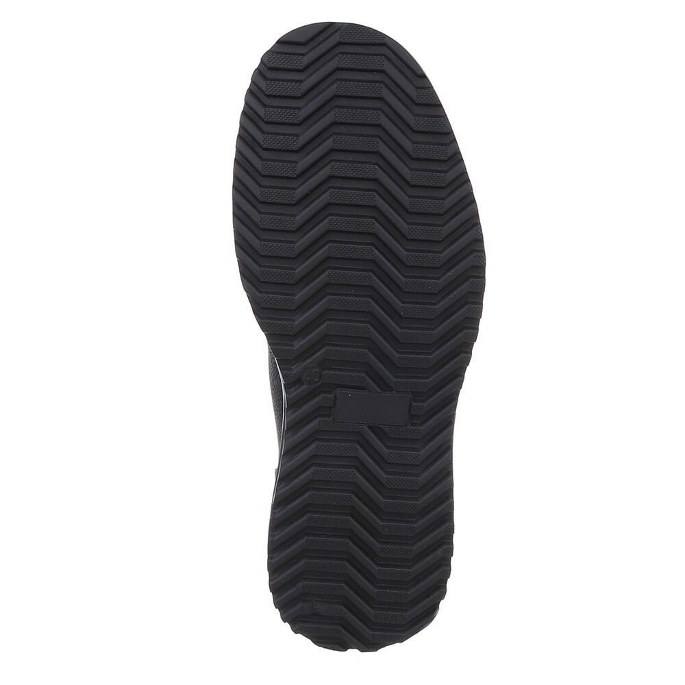 Coolwalk Herren Schnürschuhe Freizeit Stiefelette (88491817) Blockabsatz Boots in Schwarz