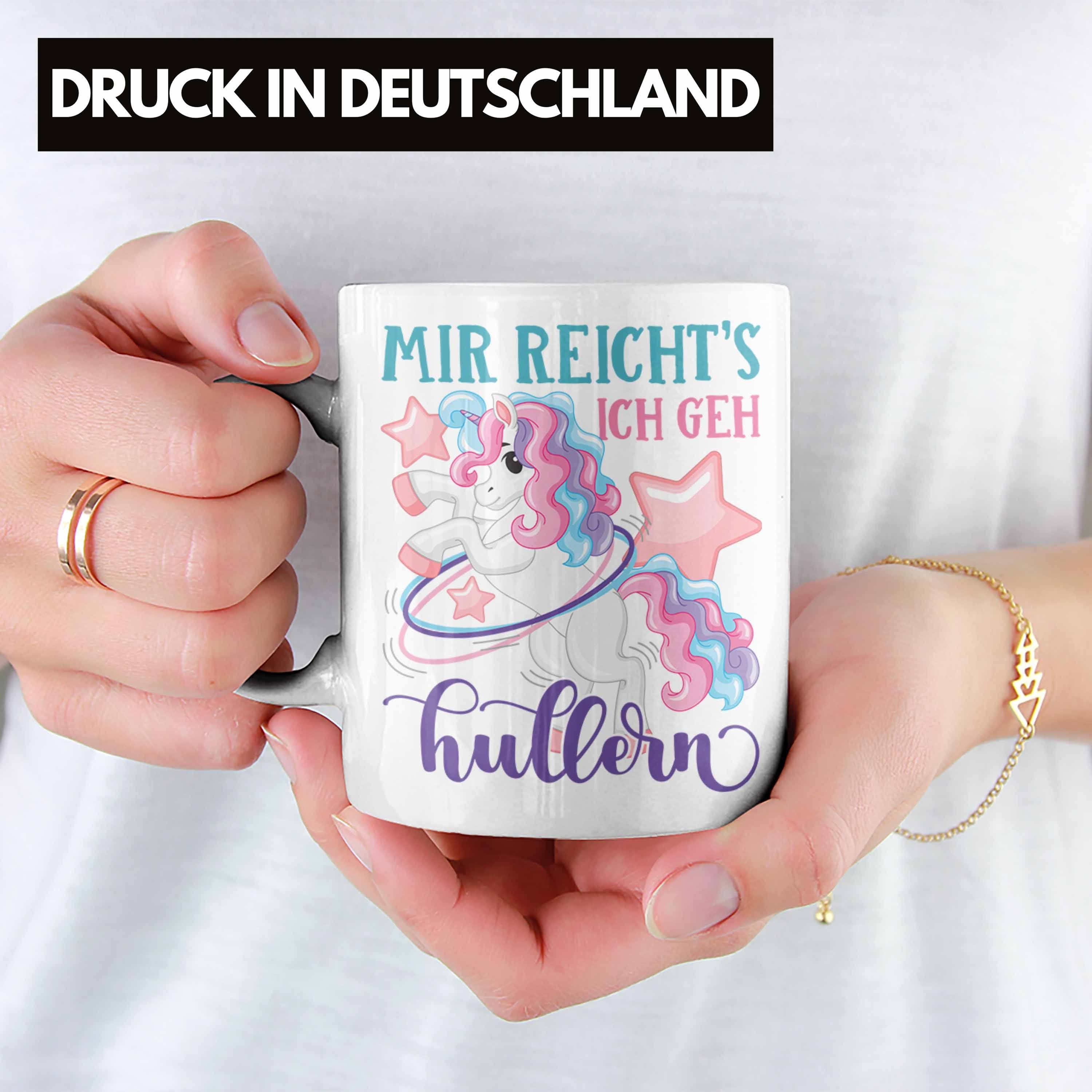 Trendation Geschenkidee Hula Tanzen Hulla Weiss Hoop Mir Trendation Geschenk Geh Ich Sport Reichts Frauen Tasse Tasse Hopp Hullern Hula -