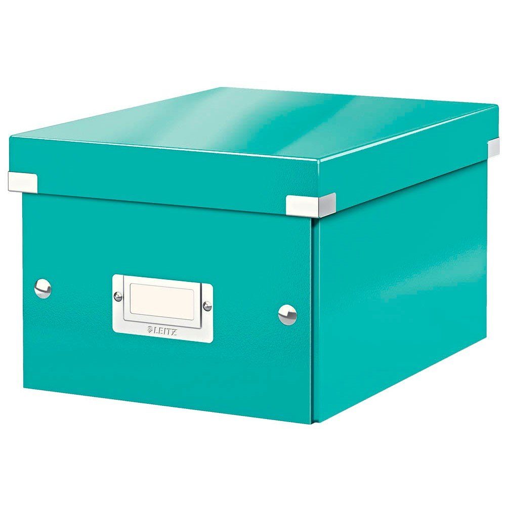 LEITZ Aufbewahrungsbox 1 Aufbewahrungsbox 22x16x28,2cm Click & Store WOW  eisblau