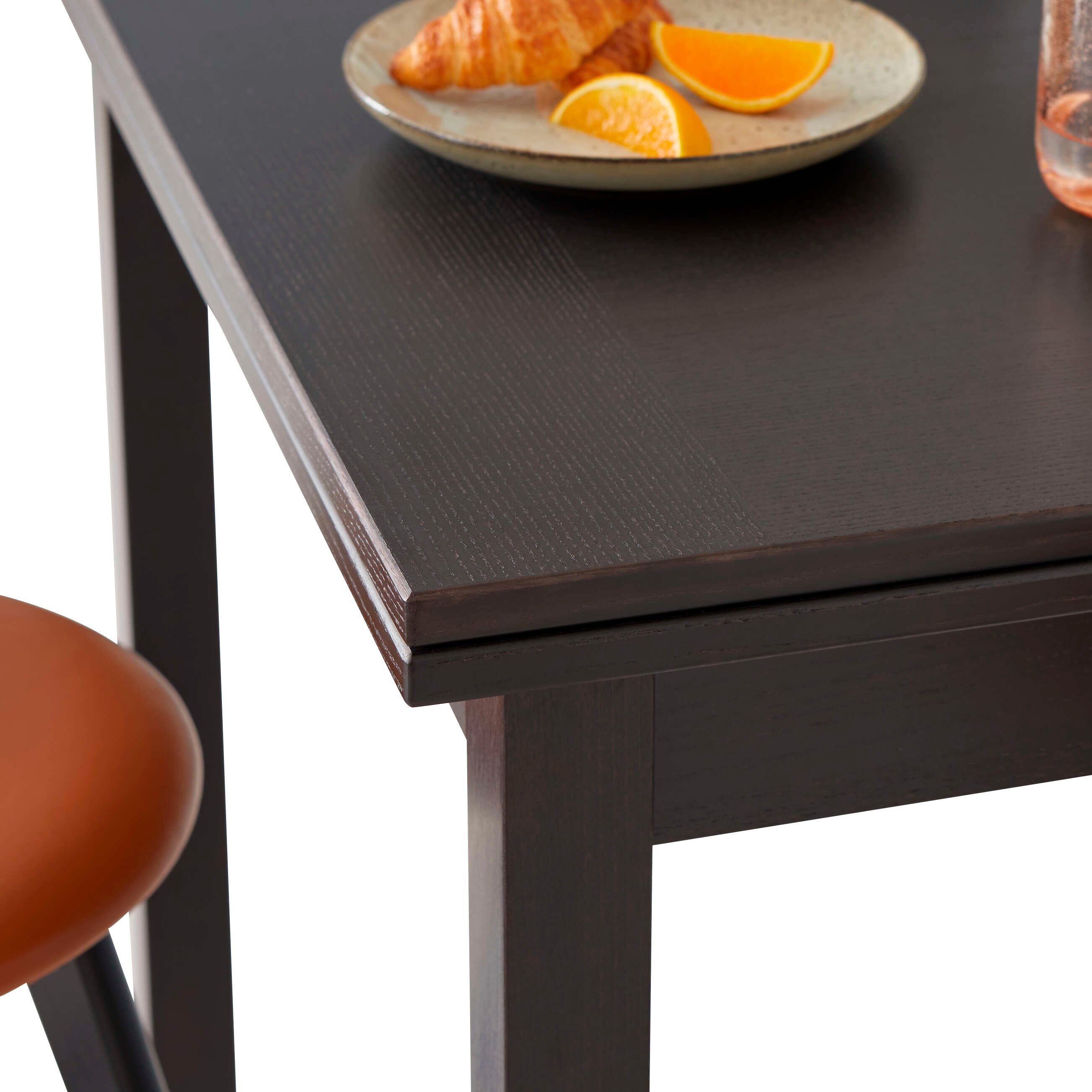 Hammel Furniture Tresentisch Basic Dinex, Auszugsfunktion Hammel aus Furnier/Massivholz, Wenge in mit Breiten, by zwei