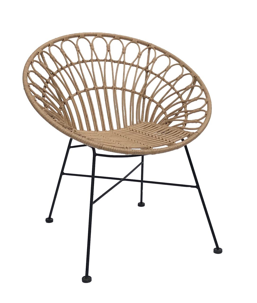 Vintagehaus Gartensessel Esszimmerstuhl Hacienda PE-Rattan Peacock günstig online kaufen