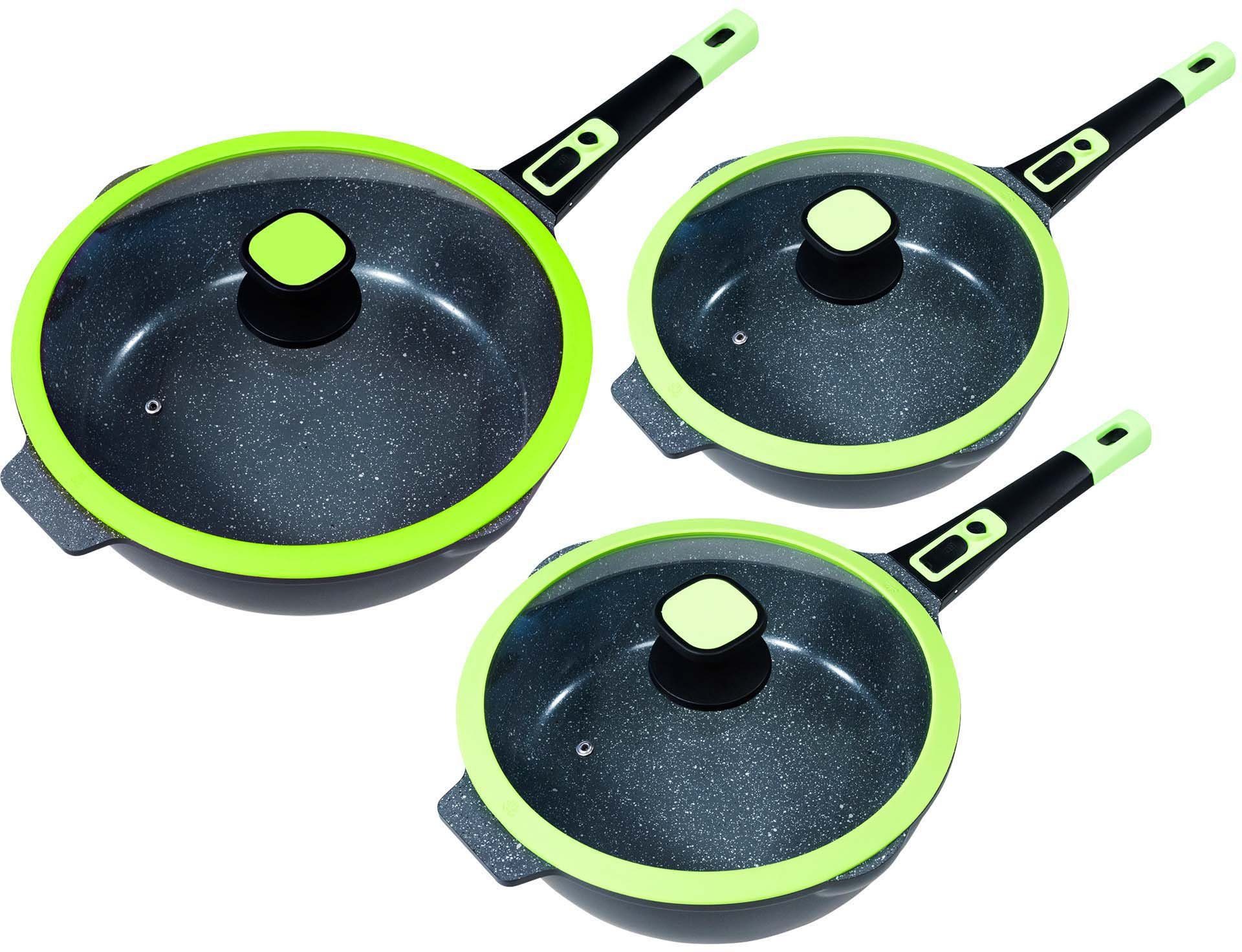 pfannen set abnehmbarer griff