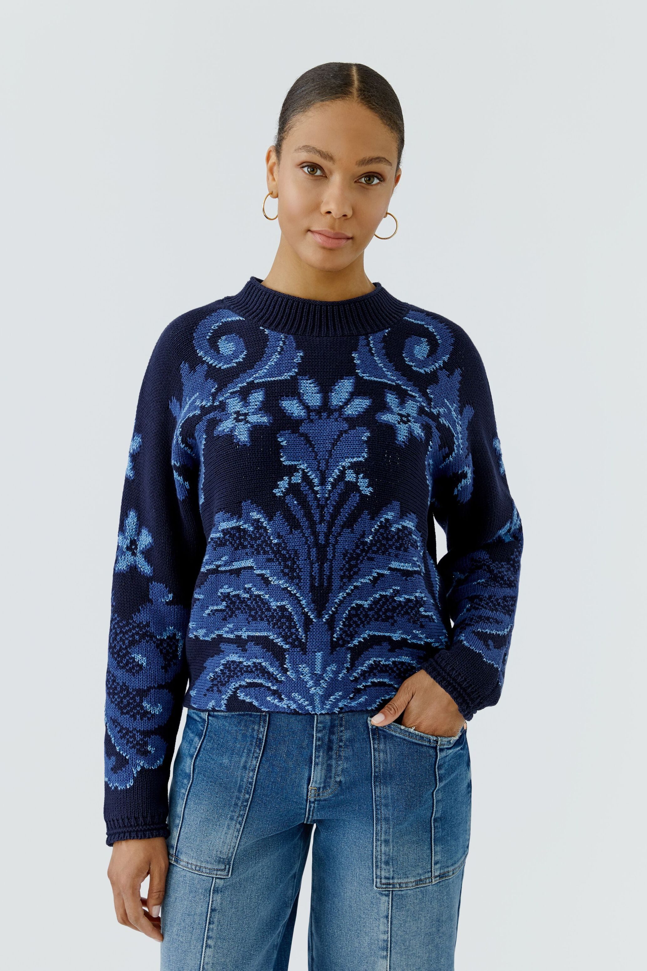 Oui Rollkragenpullover