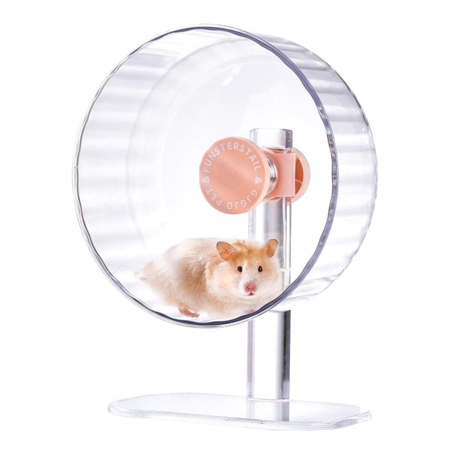 LuxusKollektion Tierlaufrad Hamsterrad 30cm Höhenverstellbar Rosa