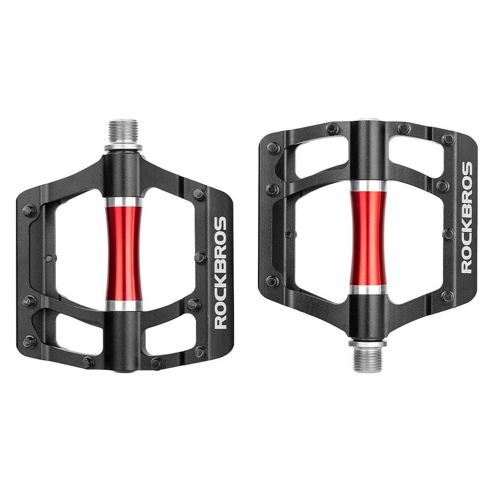 ROCKBROS Fahrradpedale Plattformpedale Mountainbikepedale Trekkingpedale (Spar-Set, 2-tlg., 104x100x20 mm rutschfest)