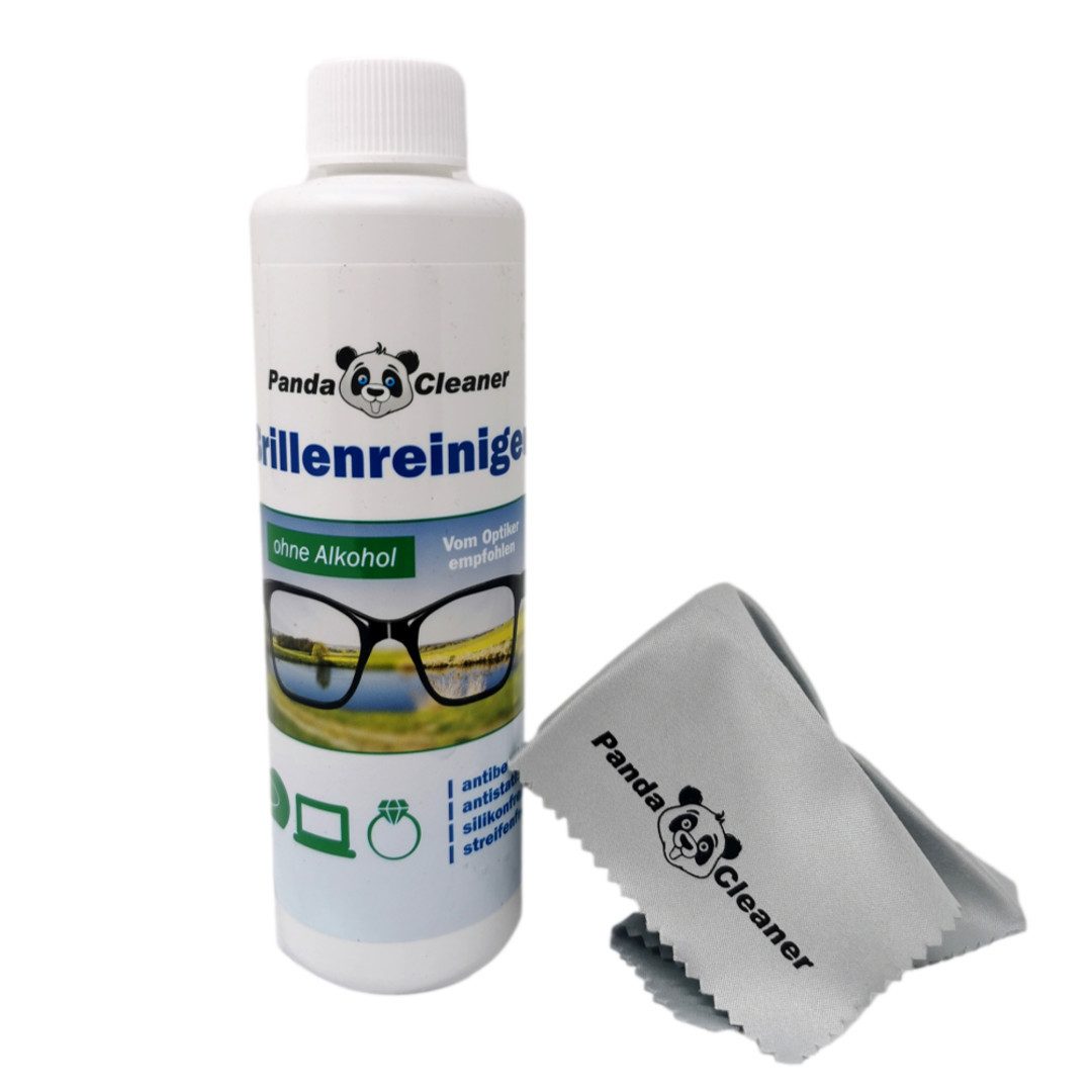 PandaCleaner Brillenreiniger - Bio-Konzentrat - Anti-Beschlag-Formel Glasreiniger (250ml)