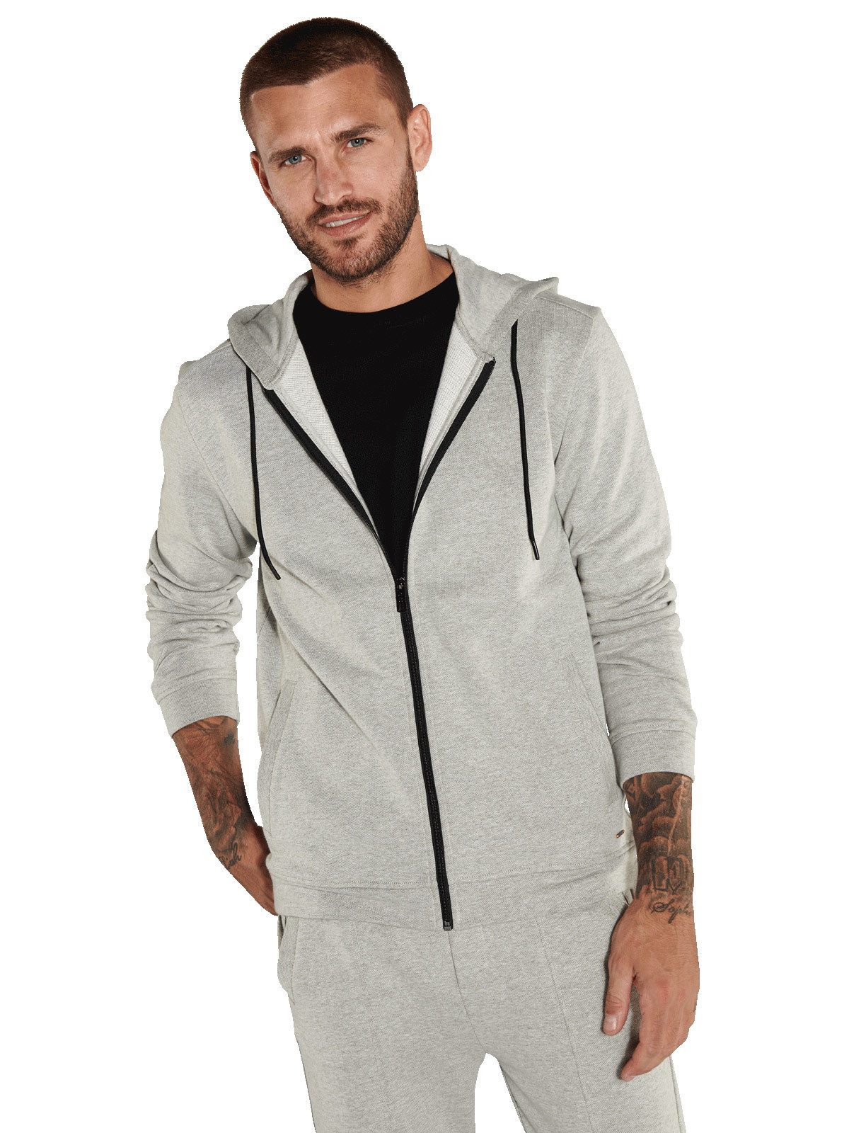 Kapuzensweatjacke Sweatjacke mit Kapuze