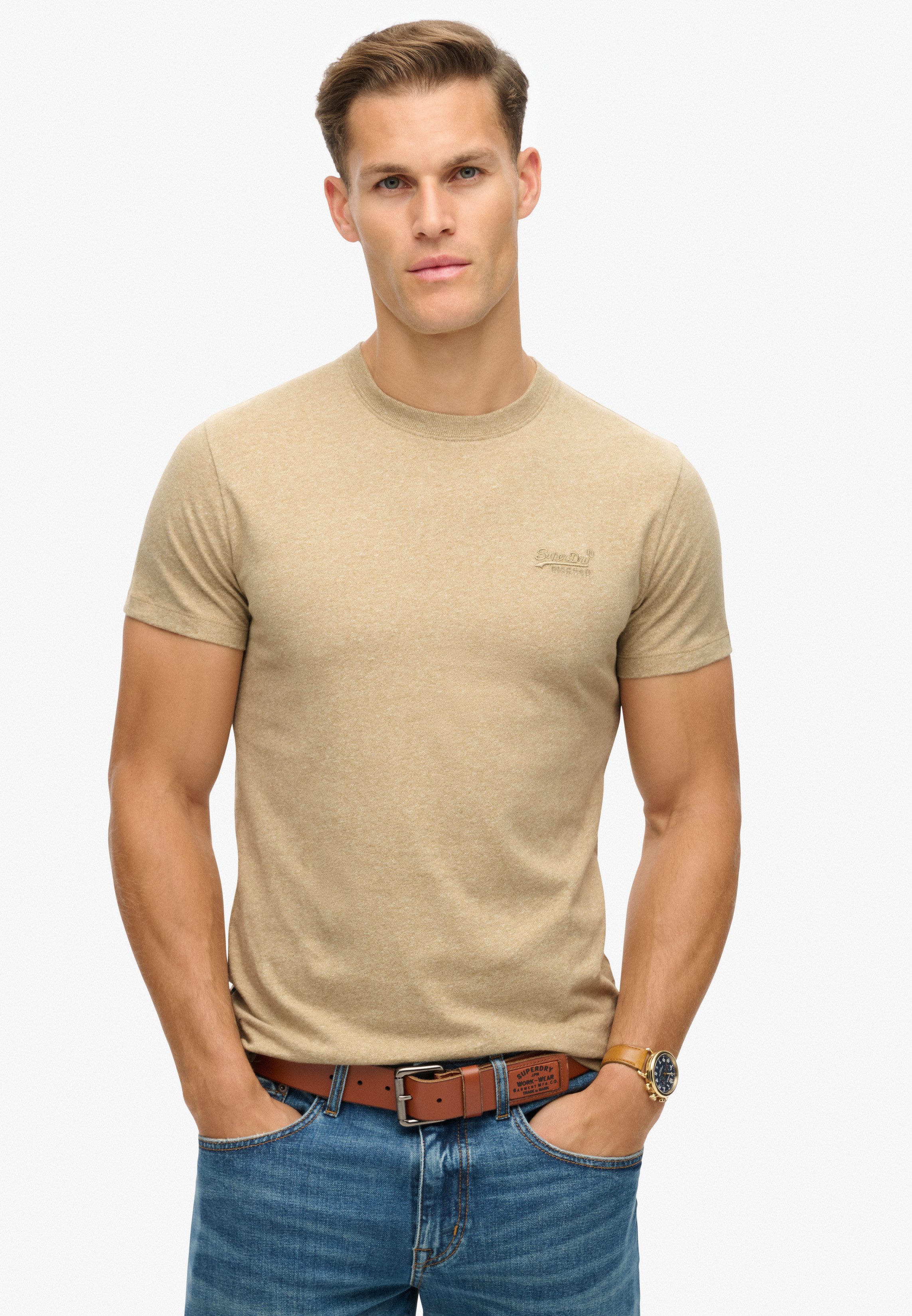 Superdry Rundhalsshirt ESSENTIAL LOGO EMB TEE günstig online kaufen