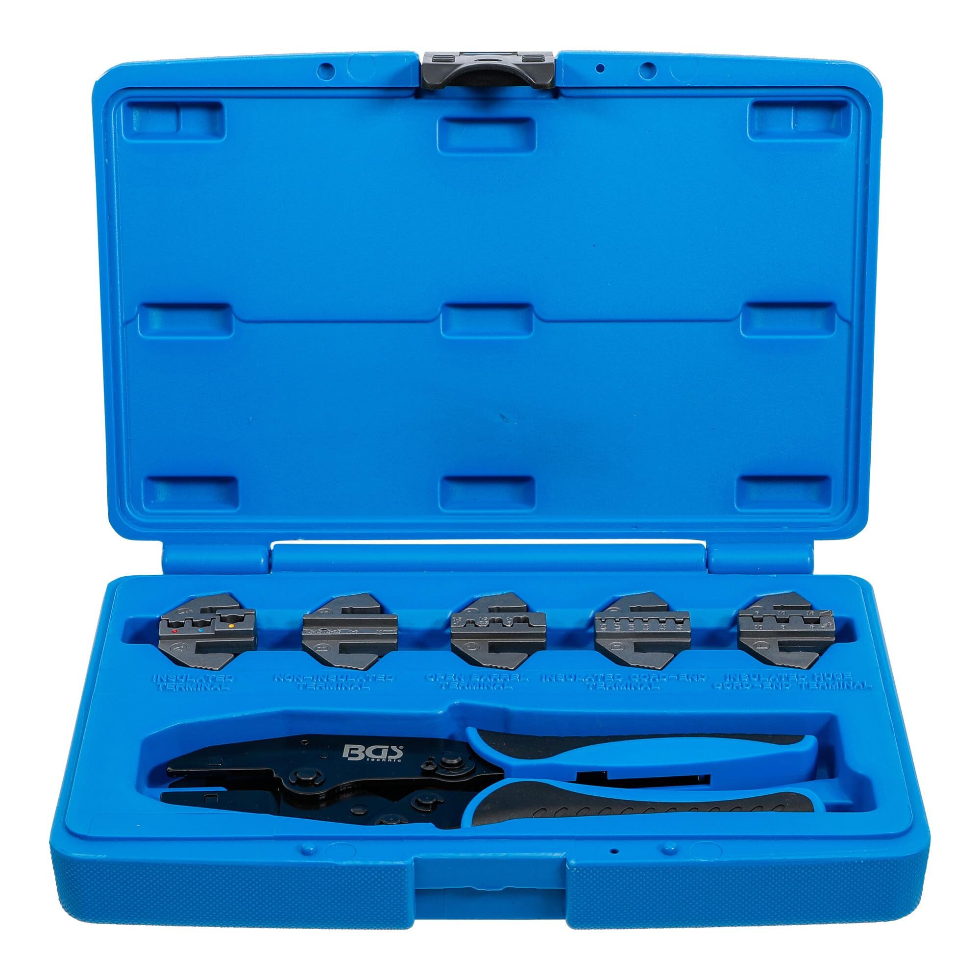 BGS technic Crimpzange BGS Crimpzangen-Satz mit 5 Paar Backen