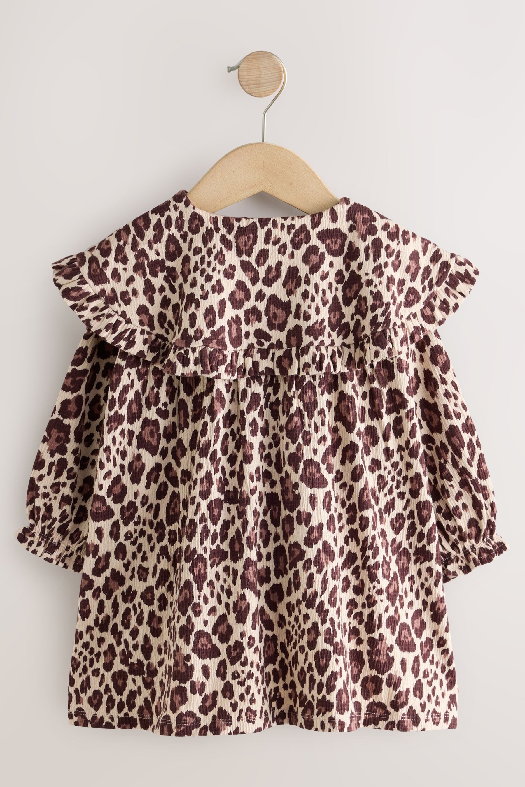 Next Jerseykleid Langarmkleid mit Kragen (1-tlg) – Bild 2 von 4