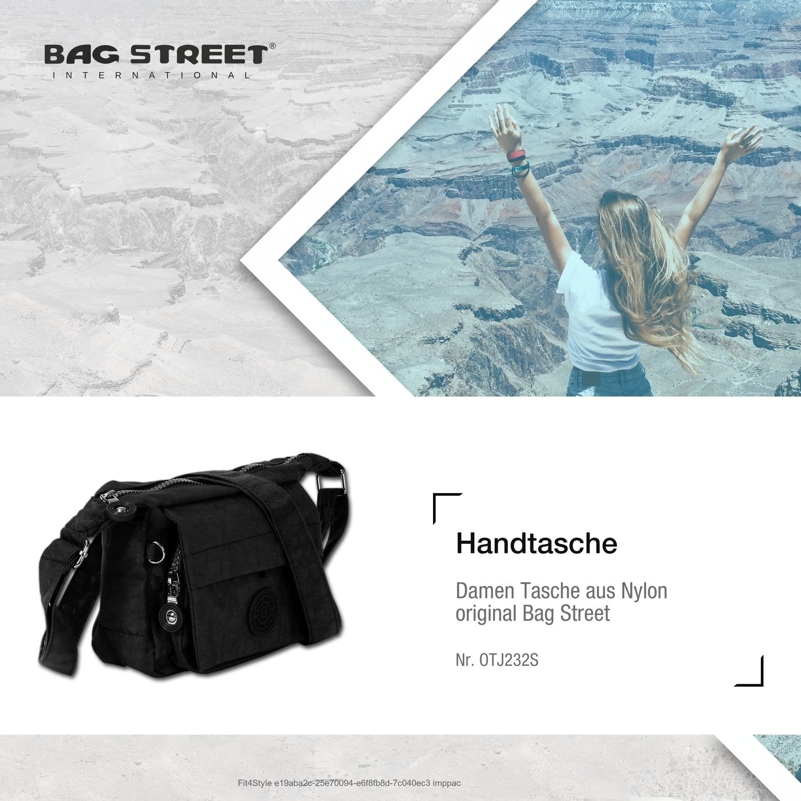 BAG STREET Abendtasche Bag Street Nylon günstig online kaufen