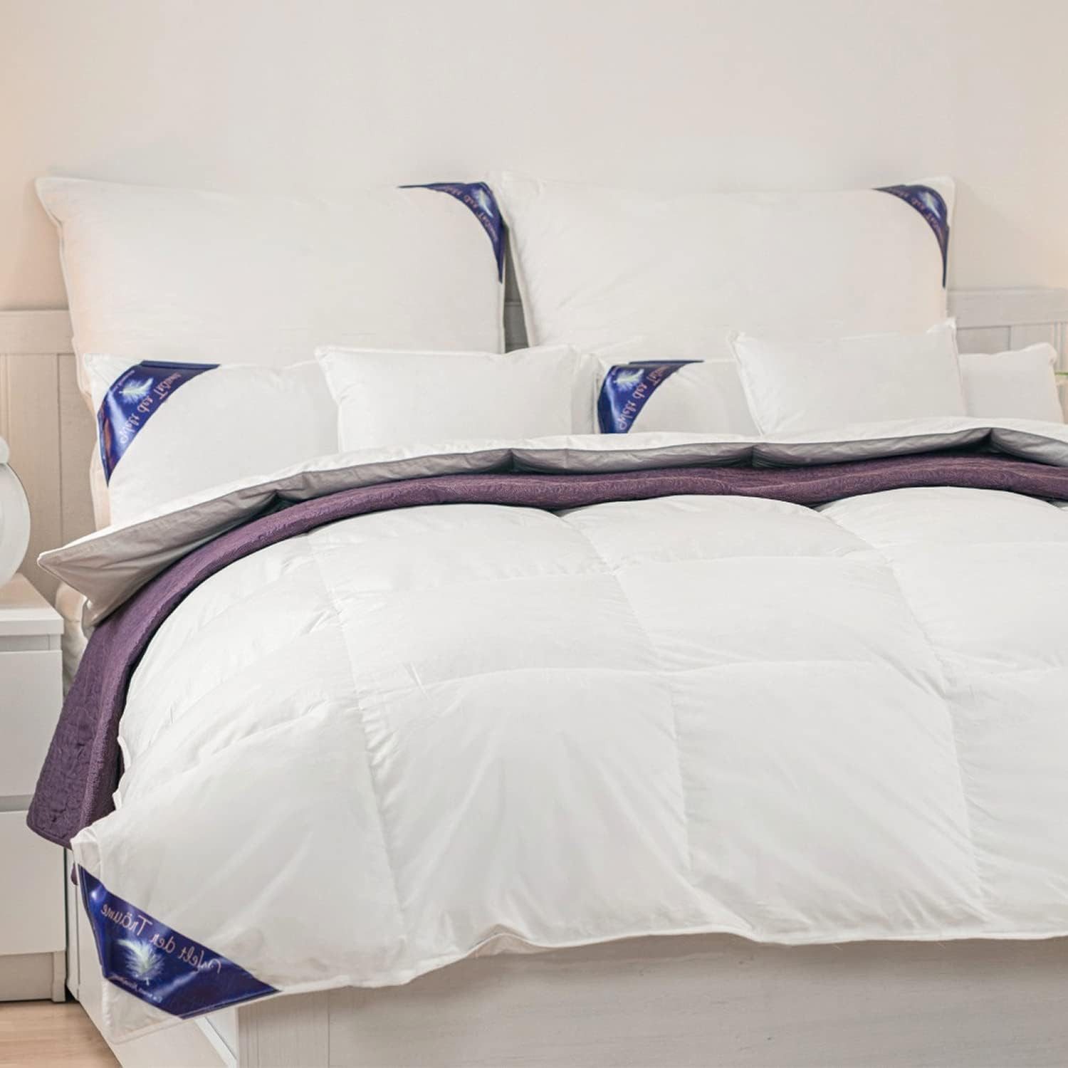 Welt der Träume Daunenbettdecke 80% Daunen/ 20% Federn 200x200 cm Daunendec günstig online kaufen