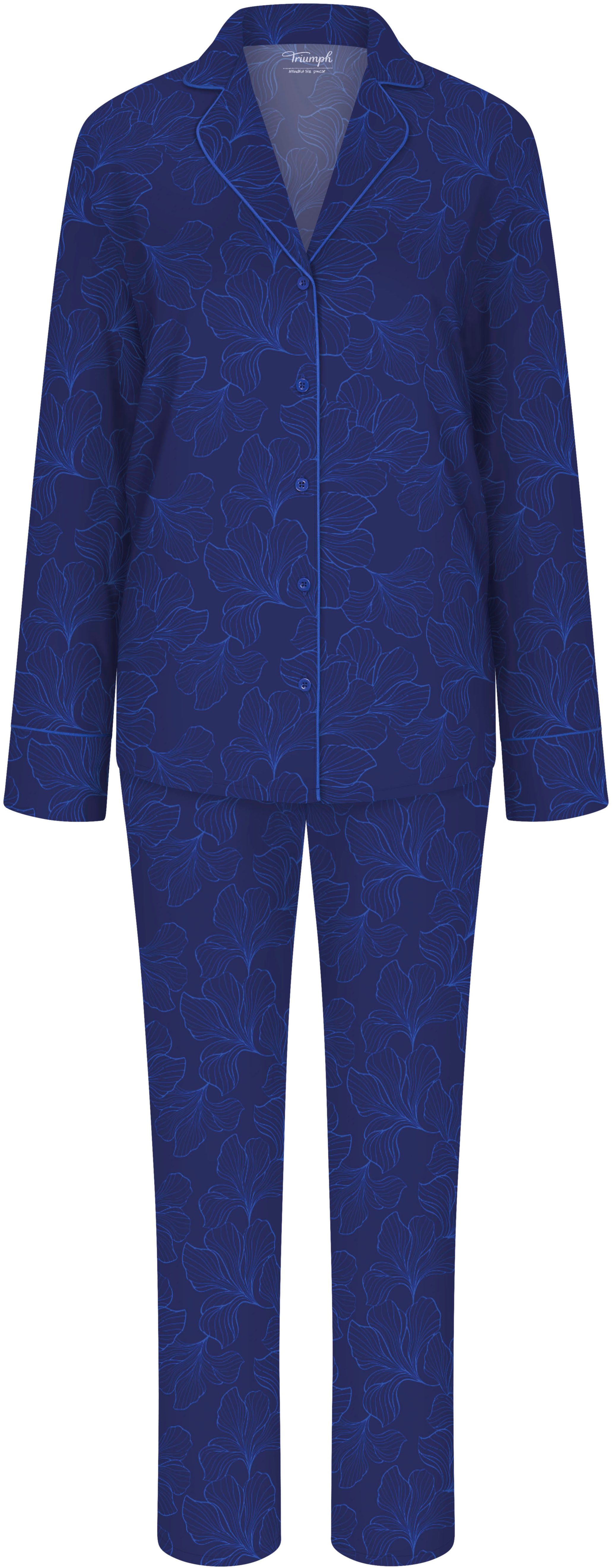 Triumph Schlafanzug (2 tlg) mit klassischem Reverskragen günstig online kaufen