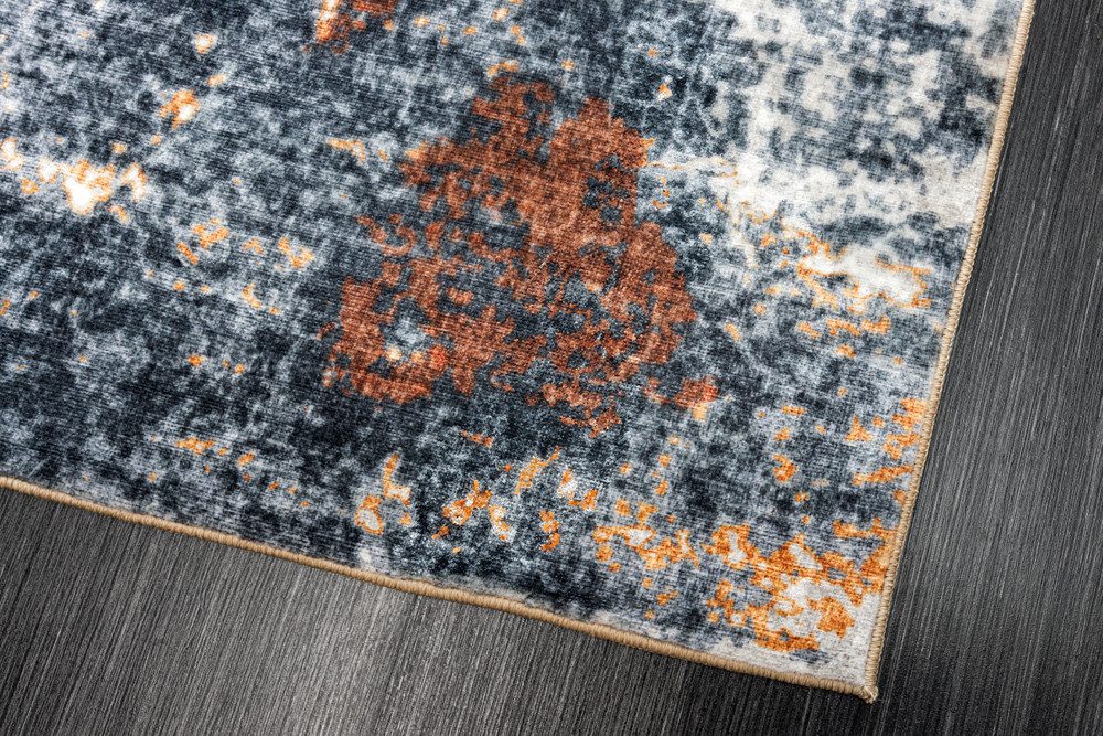riess-ambiente Designteppich MODERN ART XXL 350x240cm grau kupfer · moderner Kurzflor-Teppich, rechteckig, Höhe: 8 mm, Wohnzimmer · Fußbodenheizung-geeignet · I – Bild 3 von 5