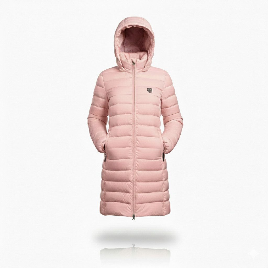 Geographical Norway Steppmantel Damen Outdoorjacke Regenjacke Frühling Leicht Lange – Bild 2 von 4