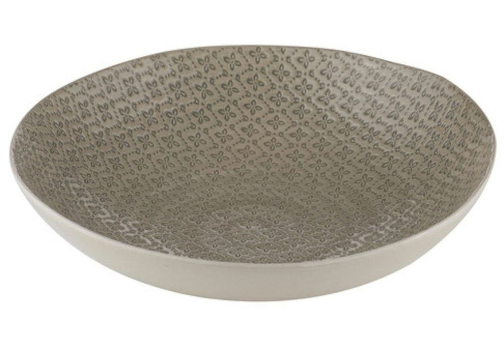 Ladelle Servierschale TIRARI Servierschale nougat 30 cm, Steinzeug, (Schüsseln & Schalen)