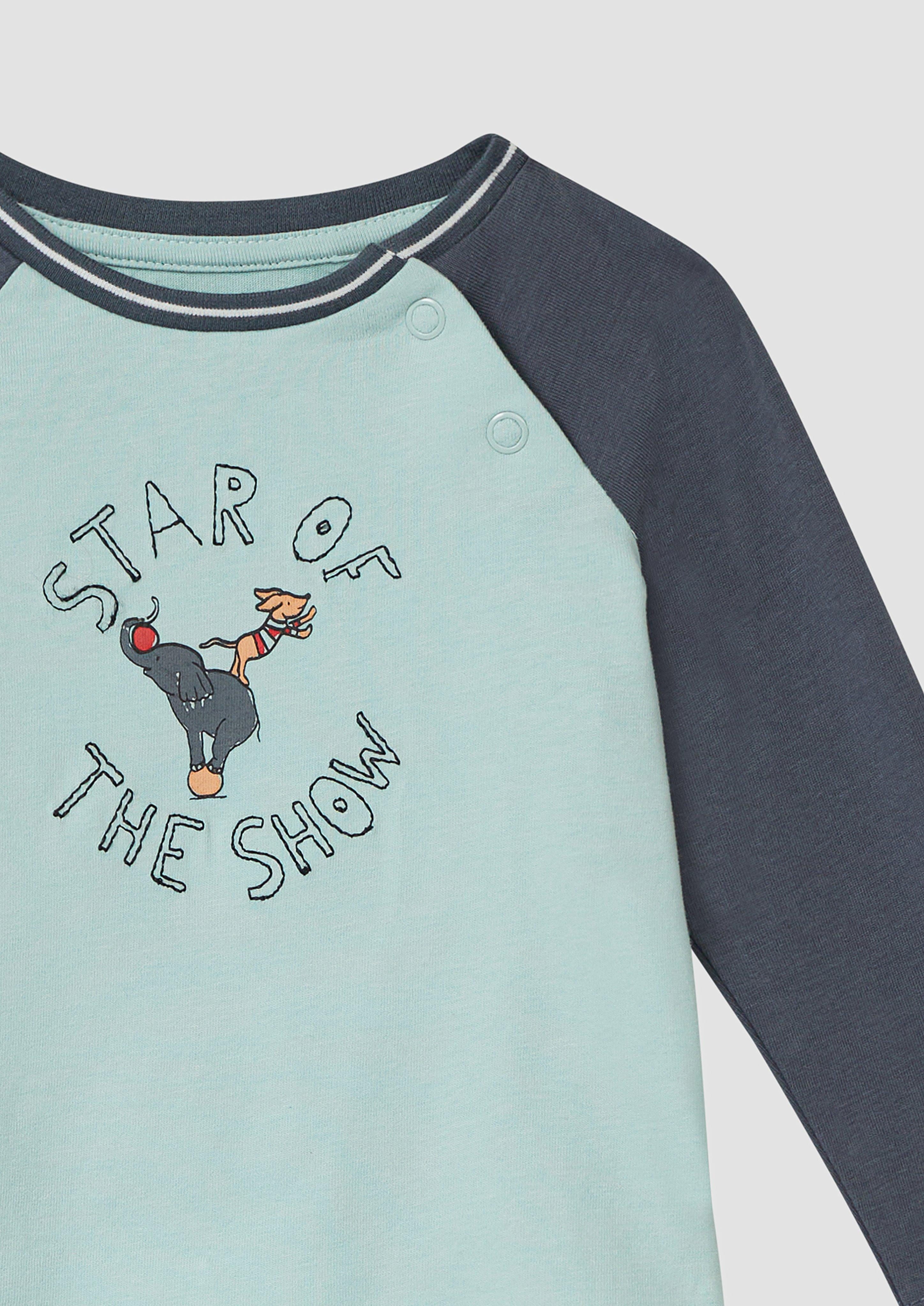 s.Oliver Langarmshirt Langarmshirt mit Stickerei und günstig online kaufen