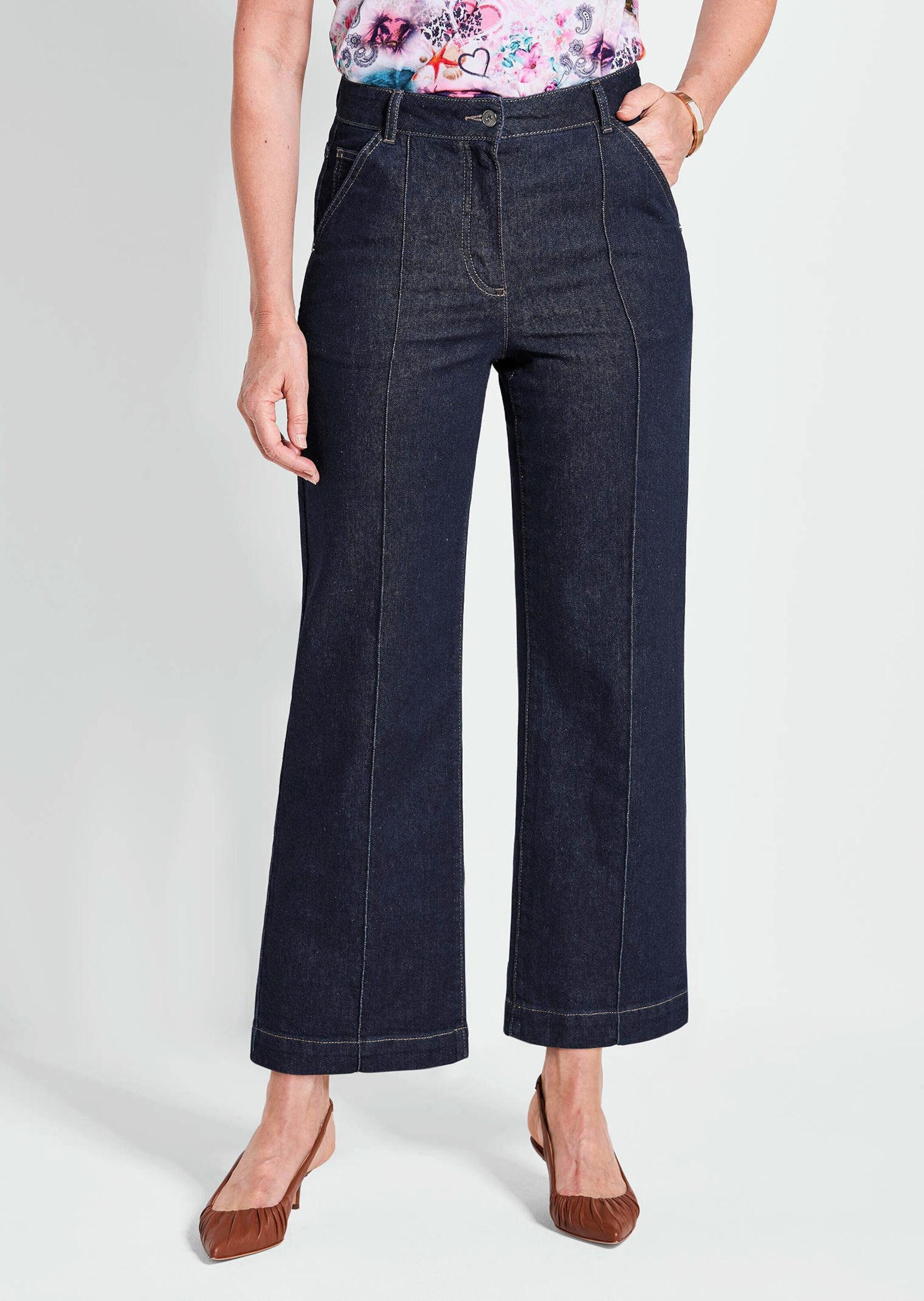 GOLDNER Bequeme Jeans Kurzgröße: Weite elastische Jeans VERA, Formbund Elas günstig online kaufen