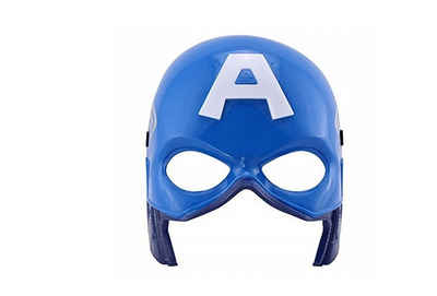 Festivalartikel Verkleidungsmaske Einzigartige LED Captain America Maske für Karneval und Halloween, (1-tlg)