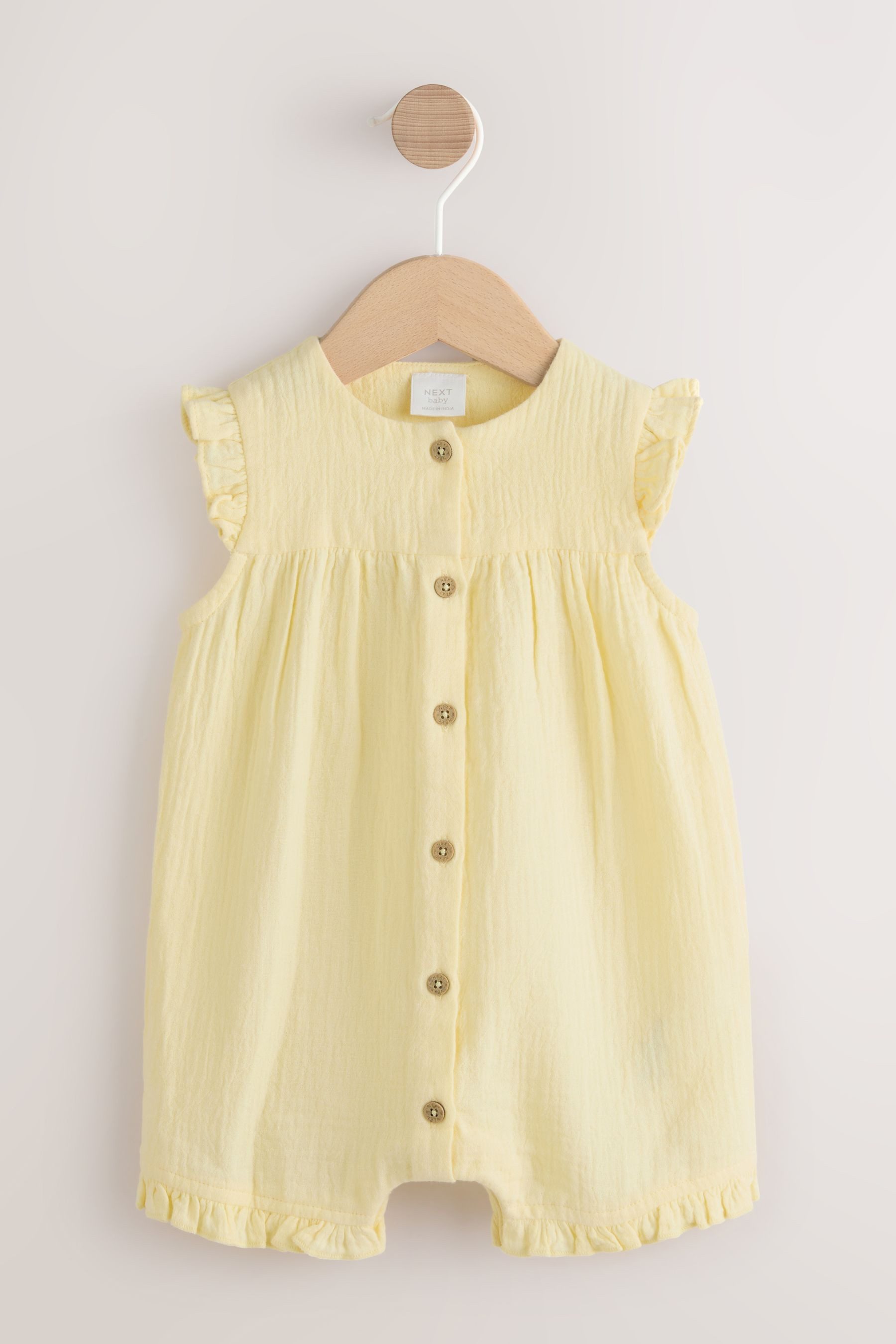 Next Strampler Babystrampler aus Musselin mit kurzem Bein (1-tlg)