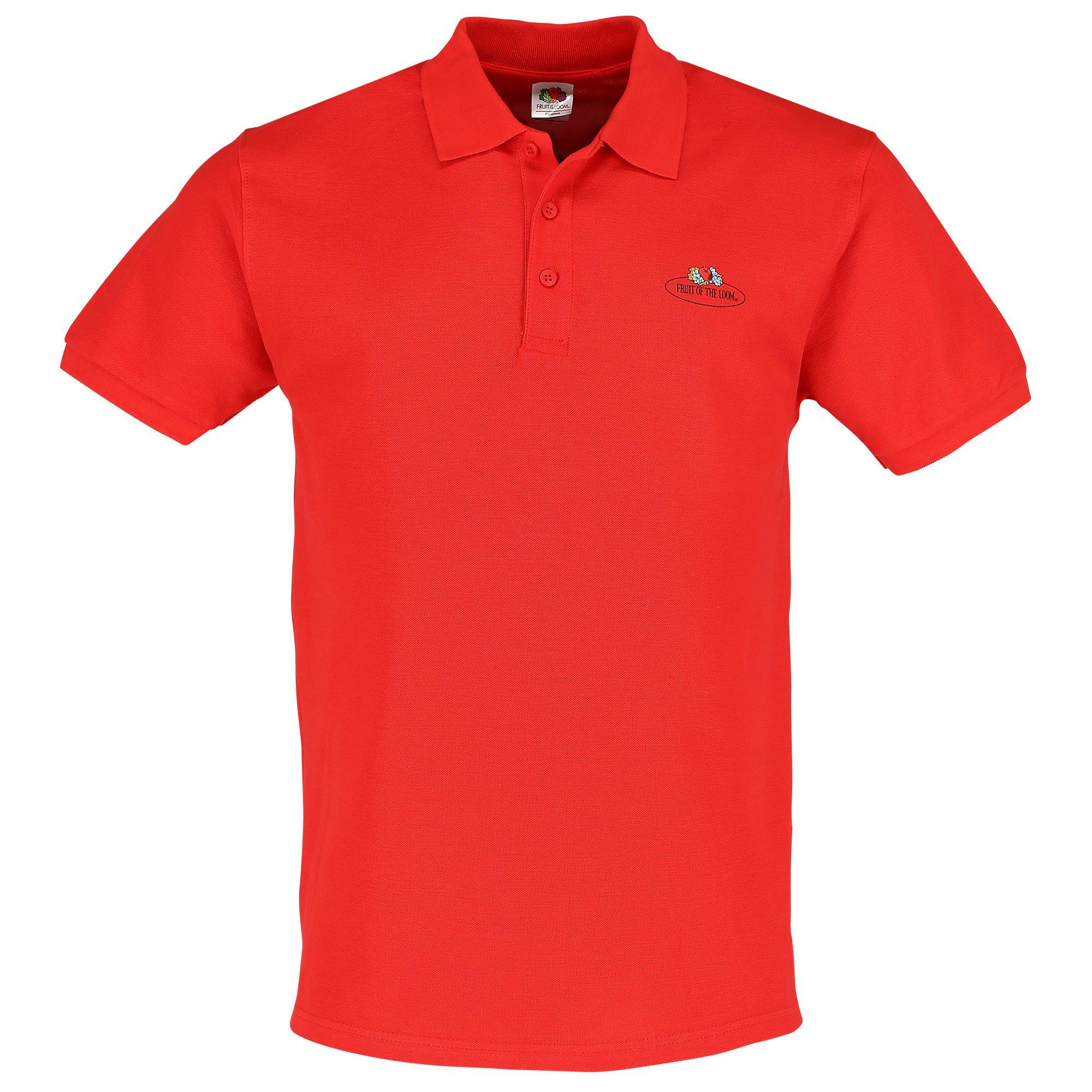 Fruit of the Loom Poloshirt Polo-Shirt mit Vintage-Logo