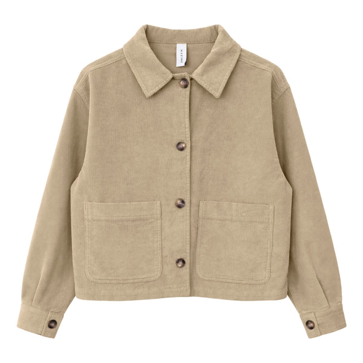 MAZINE Regenjacke Mazine Corduroy Shacket - Leichte Jacke