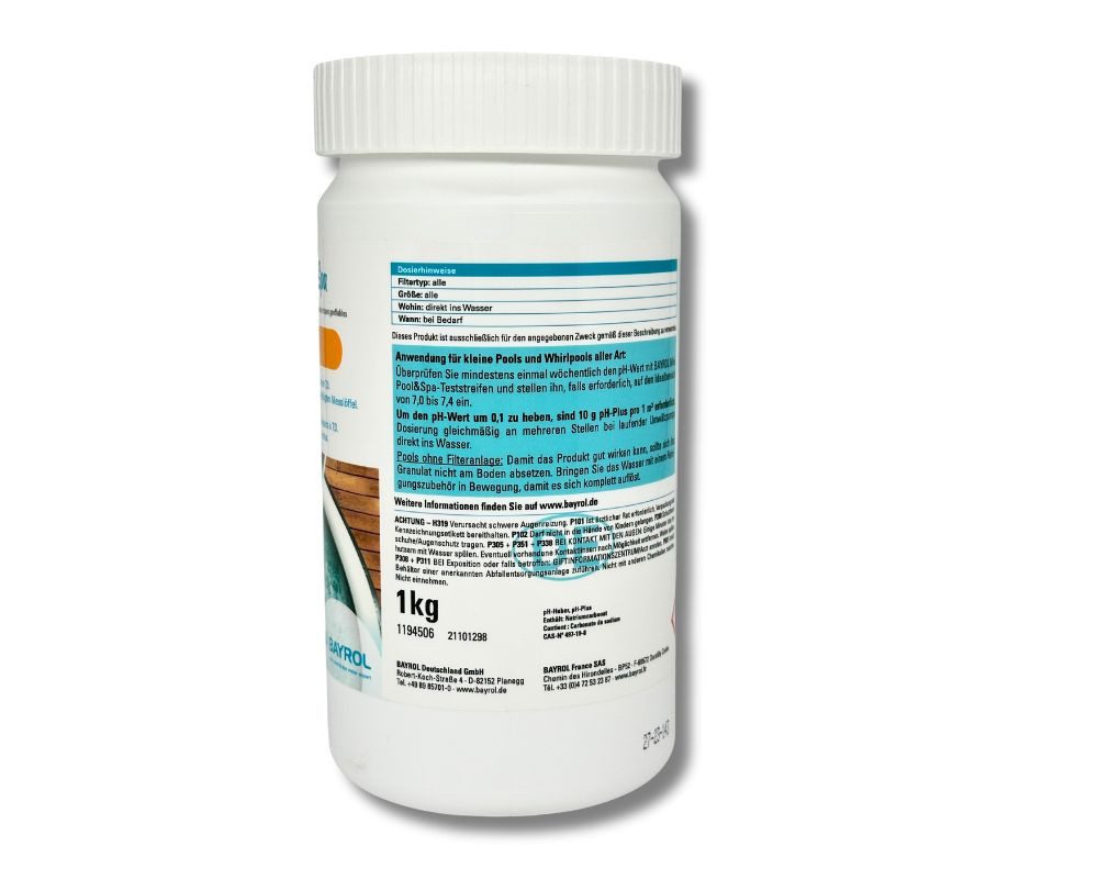 Bayrol Poolpflege BAYROL pH-Heber 1 kg pH-Plus Granulat – Bild 3 von 5