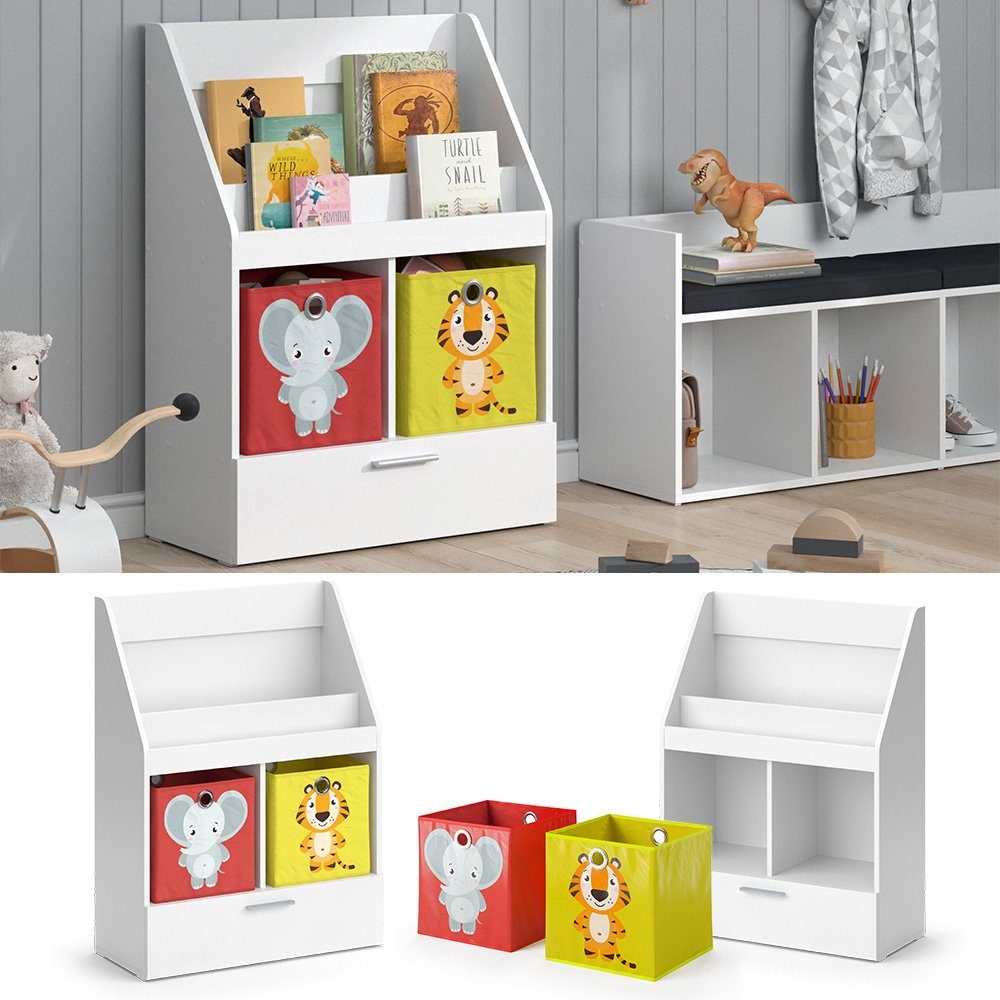 Vicco Bücherregal Luigi, Weiß, 72 x günstig online kaufen
