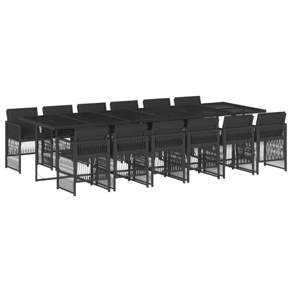 vidaXL Garten-Essgruppe 13-tlg. Garten-Essgruppe mit Kissen günstig online kaufen