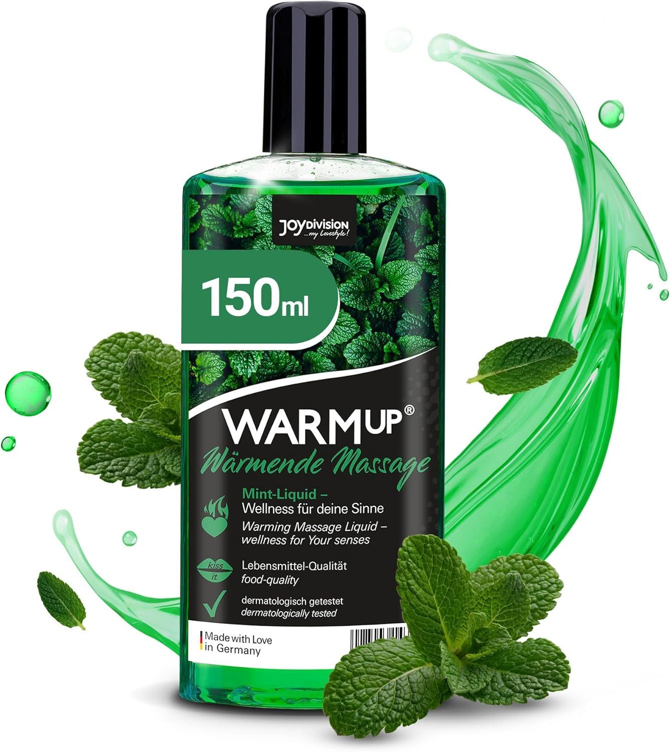 JOYDIVISION Massageöl WARMup, das ölfreie Massageliquid, Fett-und ölfreies Liquid, wie ein Massageöl