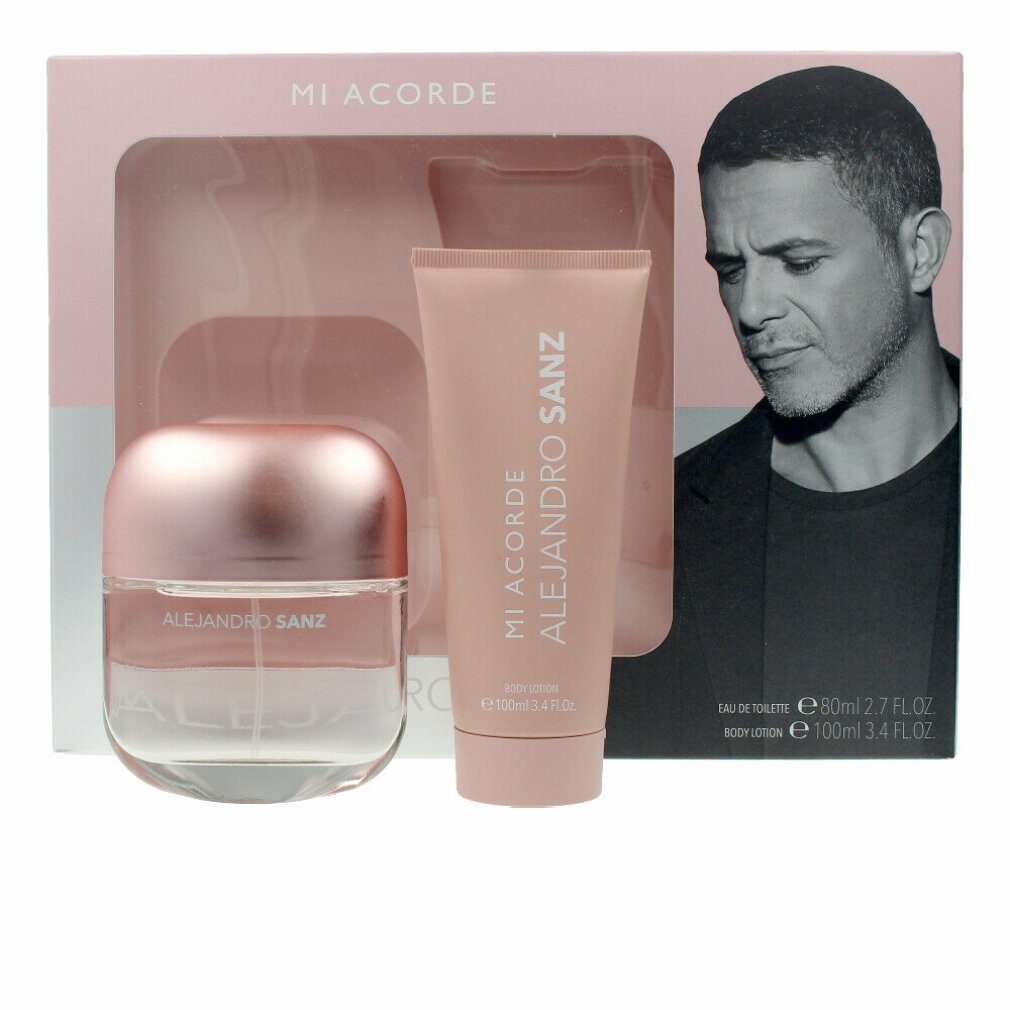 Alejandro Sanz Duft-Set Ella Mi Acorde Eau De Toilette Spray 80ml Set 2 Artikel