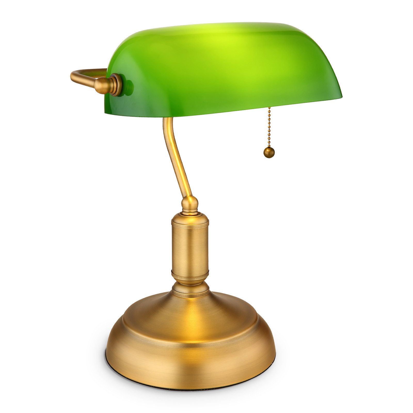 bmf-versand Tischleuchte Schreibtischlampe Retro Bankerlampe Grün günstig online kaufen