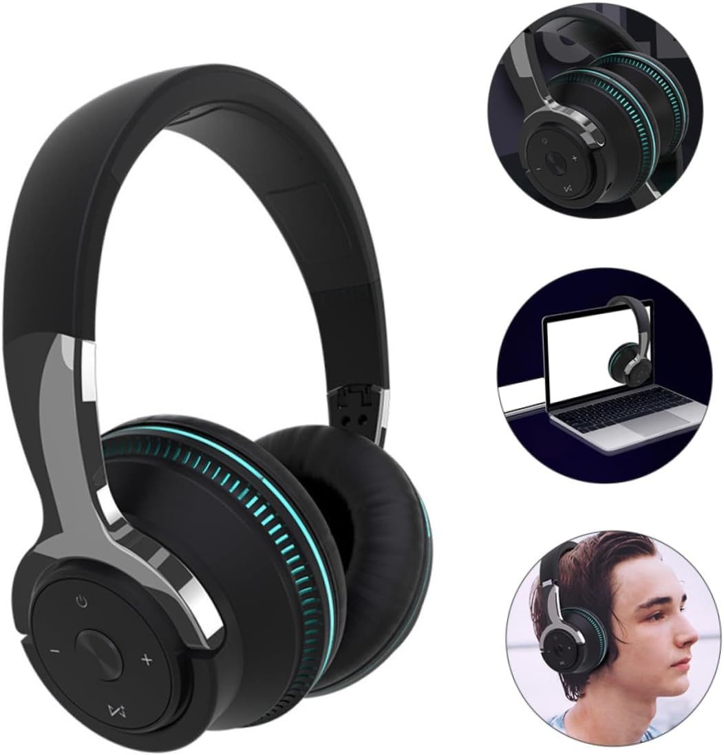 Kabelloses On-Ear Bluetooth 5.1 Headset mit Mikrofon, faltbar Bluetooth-Kopfhörer